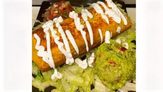 Asada-steak chimichanga