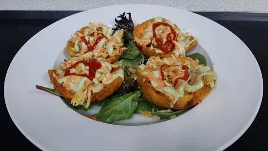 Chicken tostones