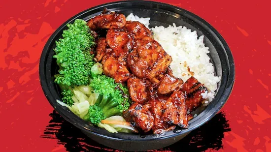 Orange Spicy Chicken Bowl