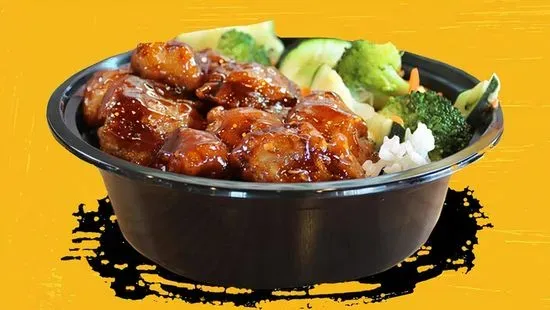 Mad Spicy Orange Chicken Bowl