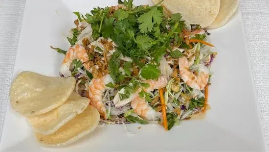 A4. Lotus Rootlets w/Shrimp & Chicken Sour Salad / Gói Ngó Sen