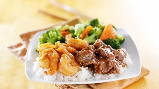 Beef & Shrimp Teriyaki