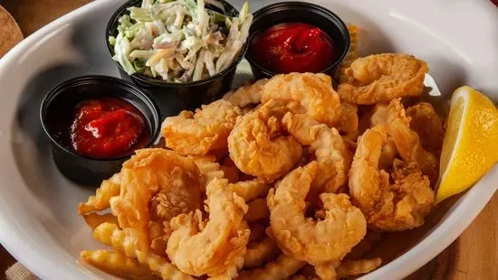 Hand-Breaded Tempura Beer-Battered Fried Shrimp