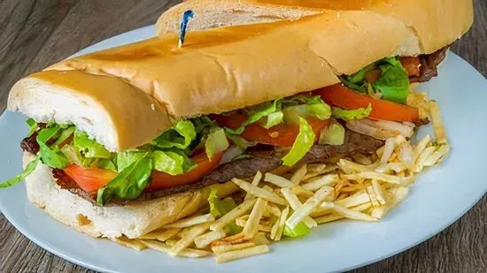 Pan con Bistec/ Steak Sandwich