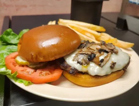 Mushroom Provolone Burger