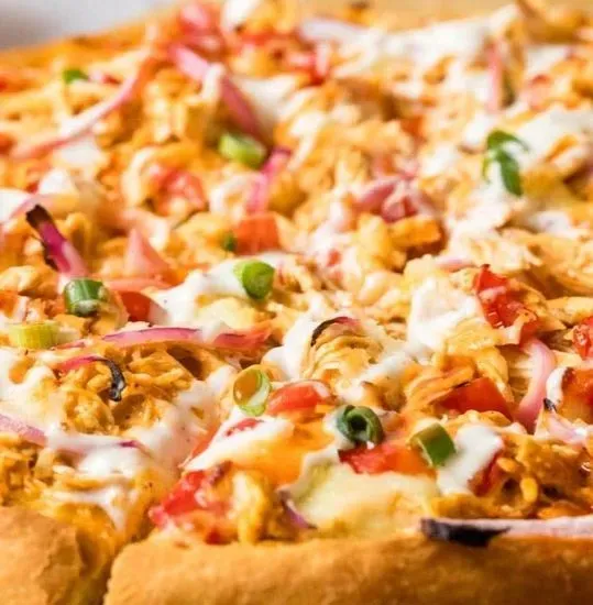 Large Buffalo Chicken Ranch Pizza