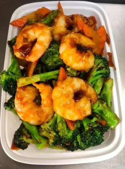 95. Shrimp with Broccoli