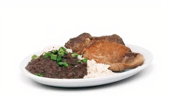 PORK CHOPS & RED BEANS