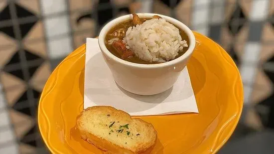 CUP CHICKEN & ANDOUILLE FILÉ GUMBO