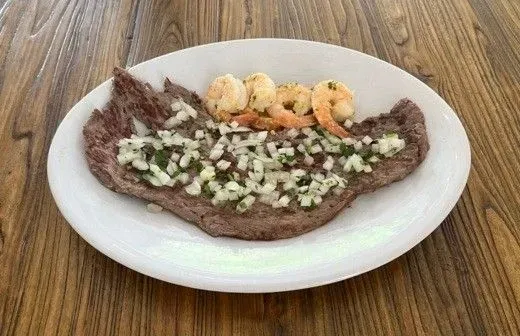 Palomilla Steak and Shrimp