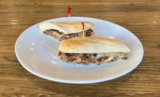 Beef Vaca Frita Sandwich with Cheese