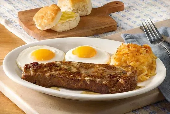 New York Strip Steak n' Eggs