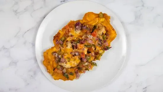 Tostones Rebosado De Pollo