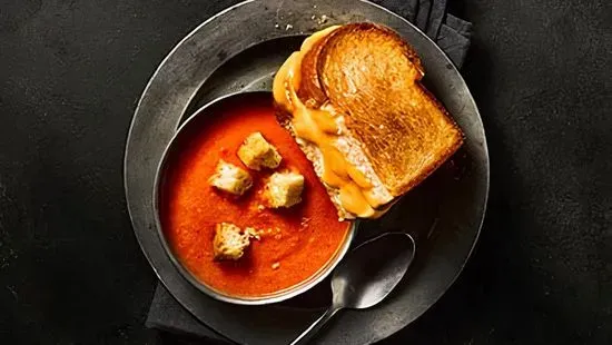 Grilled Cheese & Creamy Tomato Soup