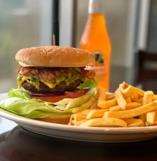 Half-Pounder Mexican Cheeseburger