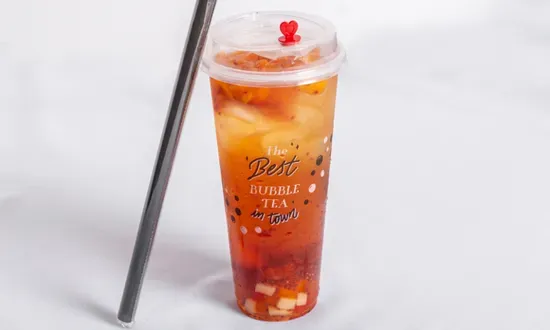 KOBE PEACH TEA WITH FRUIT JELLIES