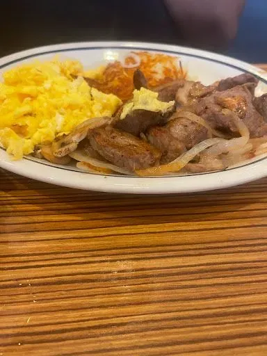 Sirloin Steak Tips & Eggs