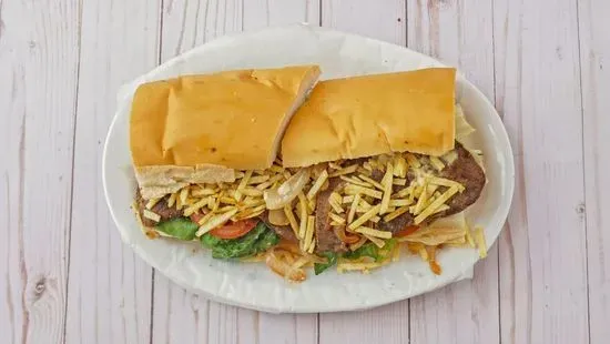 Pan Con Bistec