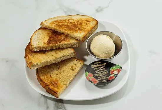 Sourdough Toast & Strawberry Jam