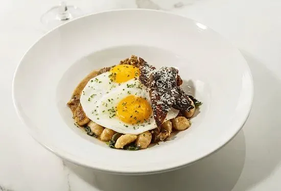 Breakfast Gnocchi Carbonara