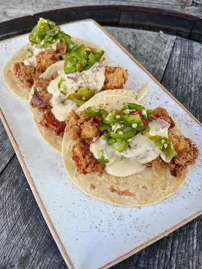 Southern Fried Chicken Tacos