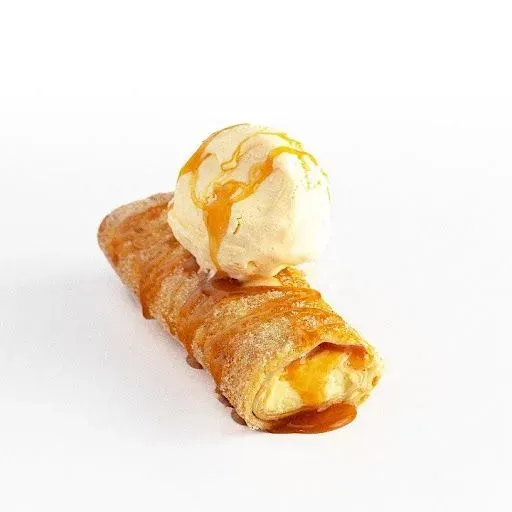 CHEESECAKE AND DULCE DE LECHE CHIMICHANGA