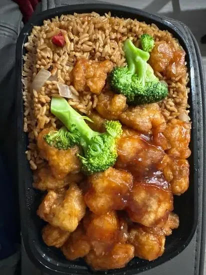 General Tso's Chicken Combo Platter