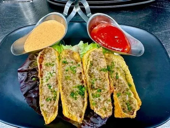 Philly Cheesesteak Eggrolls