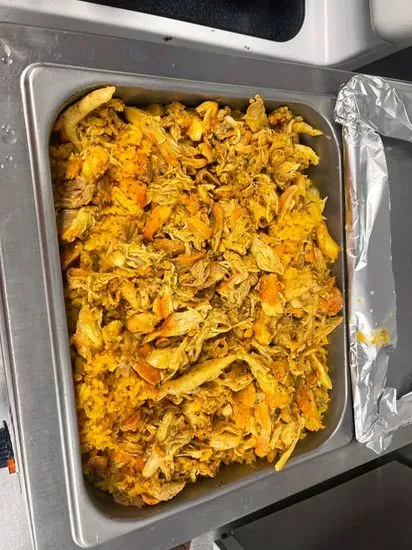 Chicken and yellow rice 