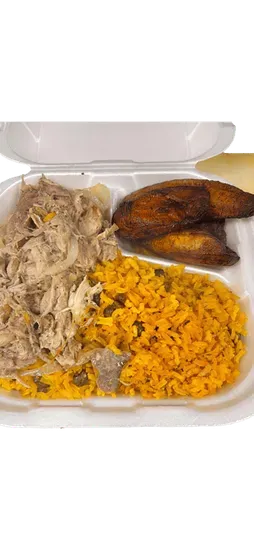 Mojo Pork rice and beans