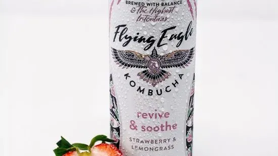 Flying Eagle Kombucha - Strawberry & Lemongrass