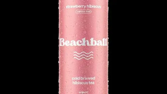 Beachball (Strawberry Hibiscus) - Organic Cold Brewed Tea