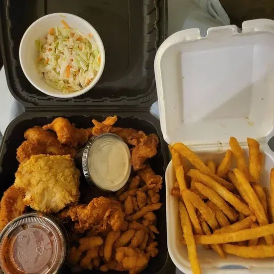 'Grand Slam' Fried Seafood Combo