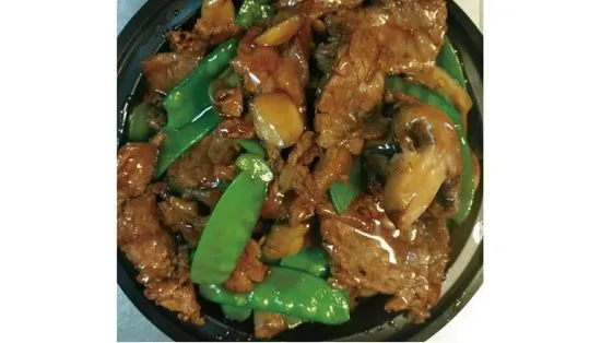 117.Beef w.Snow Peas&Mushroom