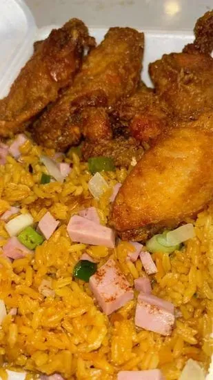 Honey Wing/Ham Fried Rice