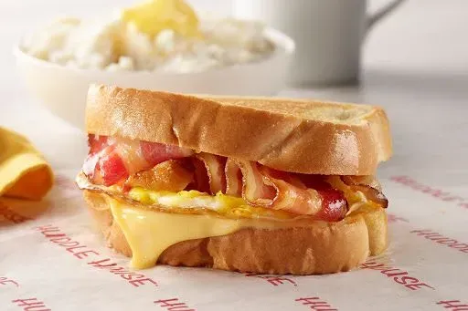 Turkey Sausage Egg And Cheese Melt With Grits