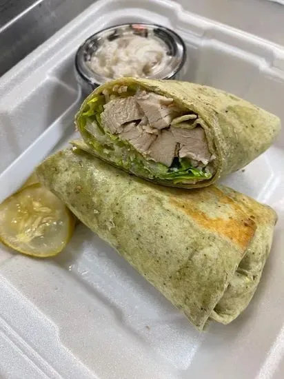 Grilled Chicken Caesar wrap