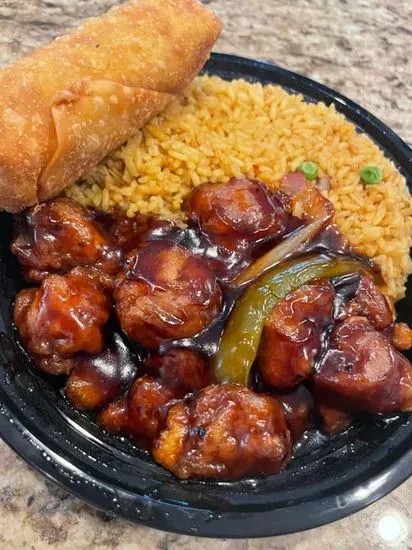 L27. General Tso's Chicken Luncheon Special