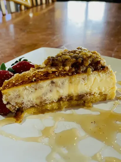 Honey Baklava Cheesecake 