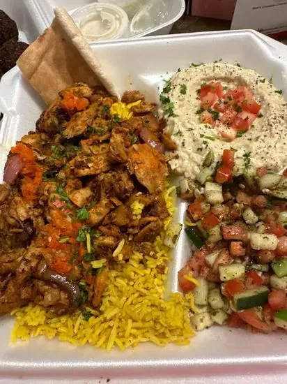 Chicken Shawarma Over Rice