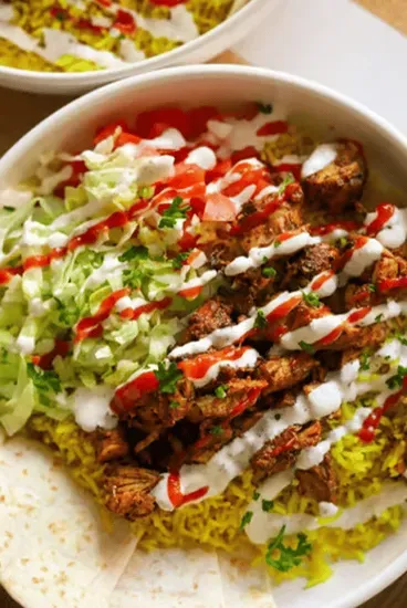 Lamb Shawarma Over Rice