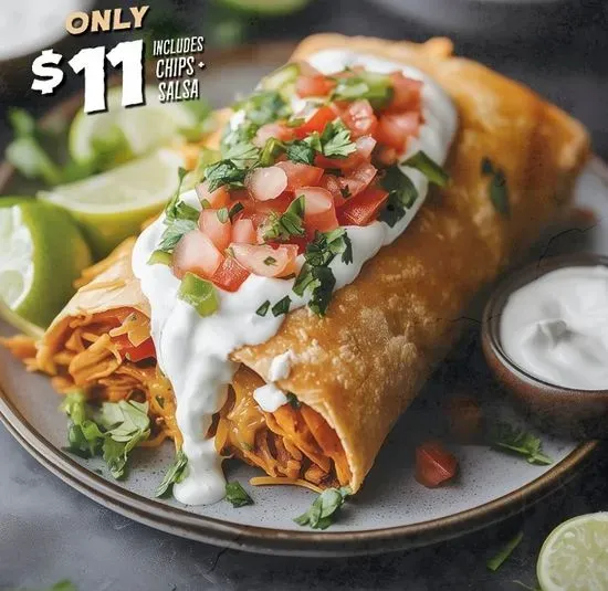 CHICKEN CHIMICHANGA