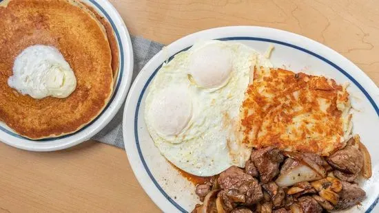 Steak Tips & Eggs