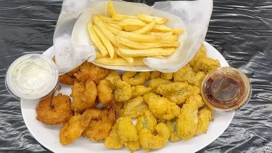 CATFISH NUGGETS & 5 SHRIMP