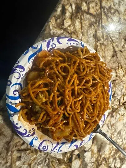 Shrimp Lo Mein（虾捞面）