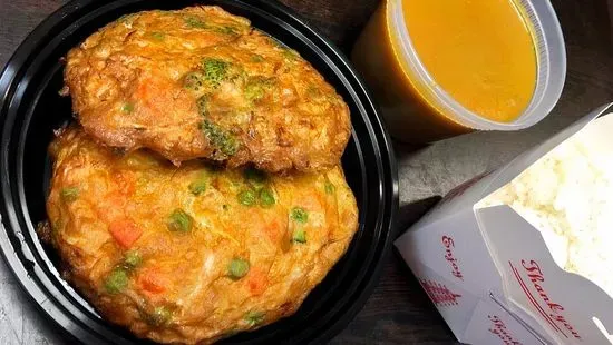 56. Vegetable Egg Foo Young / 菜蓉蛋