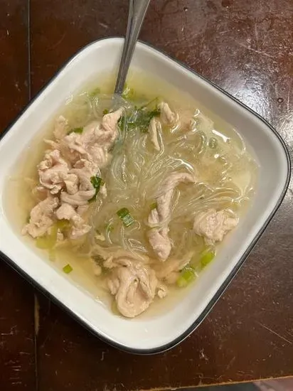 Chicken Clear Noodles Soup