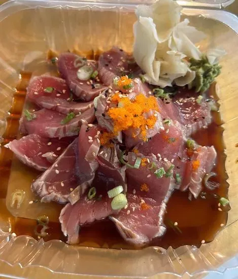 Tuna Tataki (Raw) Sushi Bar Appetizer