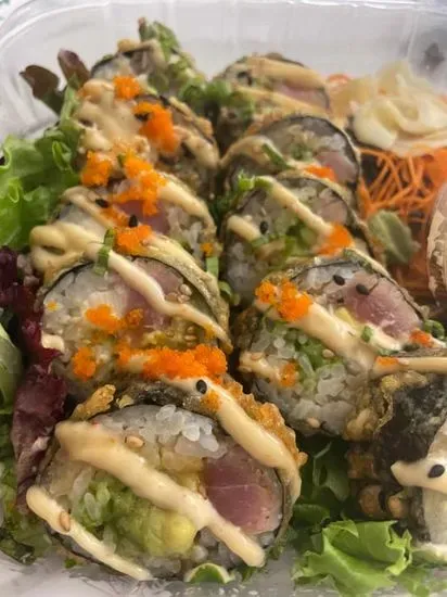 Tuna Crunch (Raw) Tempura Roll