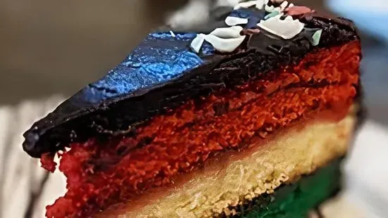 Rainbow Cookie Cake